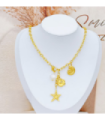 Collares acero Dorado 2660100003660