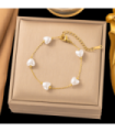 Pulseras brazaletes acero Dorado 2920100009438