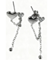 Pendientes acero Plateado 2980100002938