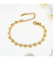 Pulseras brazaletes acero Dorado 9996010006280