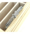 Pulseras brazaletes acero Plateado 2410100003715