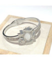 Pulseras brazaletes acero Plateado 9994010000765