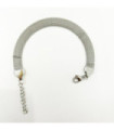 Pulseras brazaletes acero Plateado 2460100001952