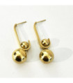 Pendientes acero Dorado 9974010000637