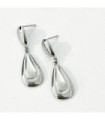 Pendientes acero Plateado 9974010000330