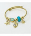 Pulseras brazaletes acero Dorado 9944010004973