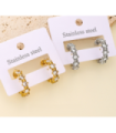 Pendientes acero Dorado 2710100007271