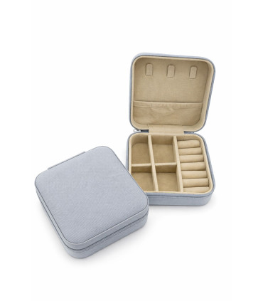 Joyero gris, Estuche Viaje joyería