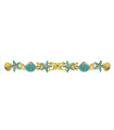 Pulseras brazaletes acero Dorado 2410100008727