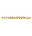 Pulseras brazaletes acero Plateado 2410100008758