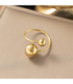 Anillos Sortijas acero Dorado