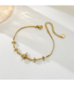 Pulseras brazaletes acero Dorado 2510100010338