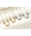 Collares acero Plateado 2910100005509