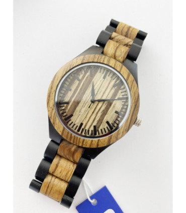 Madera unisex con caja de lino MM7