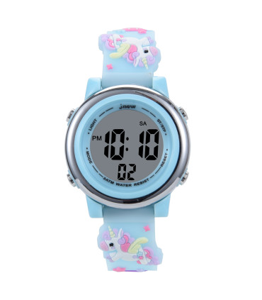 Reloj digital Unicornio azul