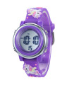 Reloj digital Unicornio morado