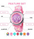 Reloj digital Unicornio rosa