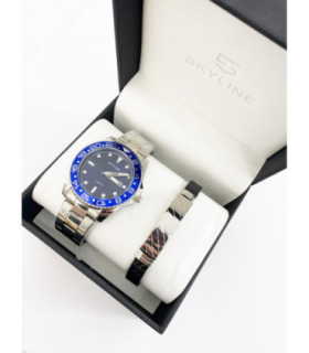 Set de regalo conjuntos hombre acero Con pulsera C-H-A2