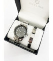 Set de regalo conjuntos hombre acero Con pulsera C-H-A3