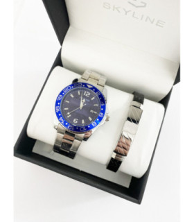 Set de regalo conjuntos hombre acero Con pulsera C-H-A7