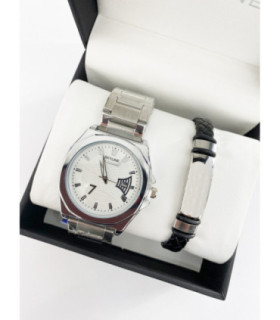 Set de regalo conjuntos hombre acero Con pulsera C-H-A15