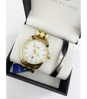 Set de regalo conjuntos hombre acero Con pulsera C-H-A16