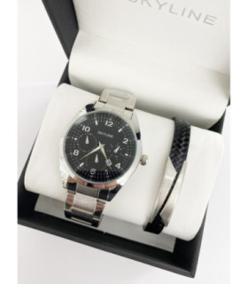 Set de regalo conjuntos hombre acero Con pulsera C-H-A18