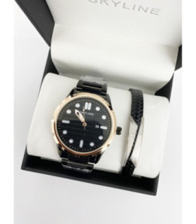 Set de regalo conjuntos hombre acero Con pulsera C-H-A22