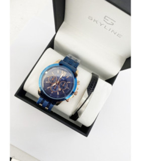 Set de regalo conjuntos hombre acero Con pulsera C-H-A23