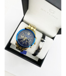 Set de regalo conjuntos hombre acero Con pulsera C-H-A24