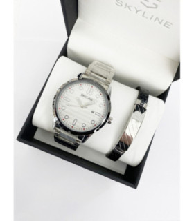 Set de regalo conjuntos hombre acero Con pulsera C-H-A28