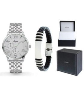 Set de regalo conjuntos hombre metal Con pulsera aleatoria 19