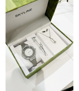 Set de regalo conjuntos mujer con collar y pendientes CV-C8