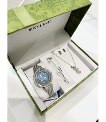 Set de regalo conjuntos mujer con collar y pendientes CV-C10