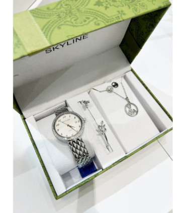 Set de regalo conjuntos mujer con collar y pendientes CV-C13