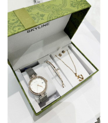 Set de regalo conjuntos mujer con collar y pendientes CV-C14