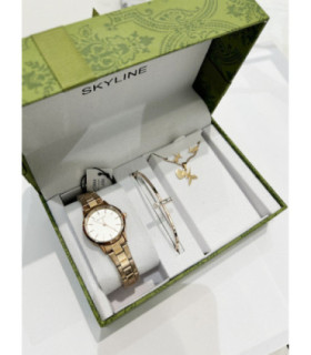 Set de regalo conjuntos mujer con collar y pendientes CV-C15