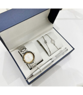 Set de regalo conjuntos mujer con boligrafo collar y pendientes C-B4