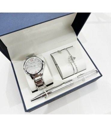 Set de regalo conjuntos mujer con boligrafo collar y pendientes C-B8