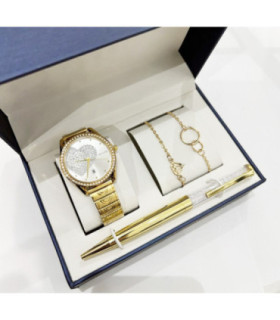 Set de regalo conjuntos mujer con boligrafo collar y pendientes C-B13