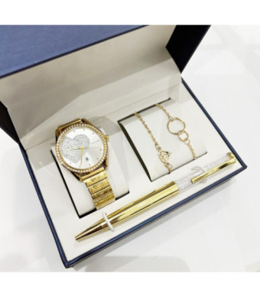 Set de regalo conjuntos mujer con boligrafo collar y pendientes C-B13