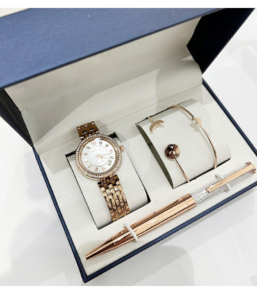 Set de regalo conjuntos mujer con boligrafo collar y pendientes C-B18