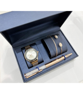 Set de regalo conjuntos mujer con boligrafo collar y pendientes C-B20