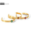 Pulsera brazalete baño 18k acero 2400100000326