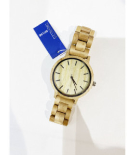 Madera unisex con caja de lino MMA3