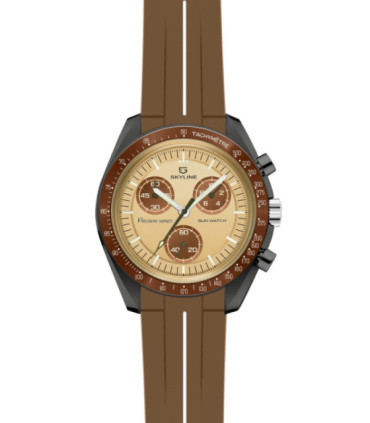 Cronógrafo caucho 1200S