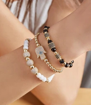 Bracelets joncs en acier